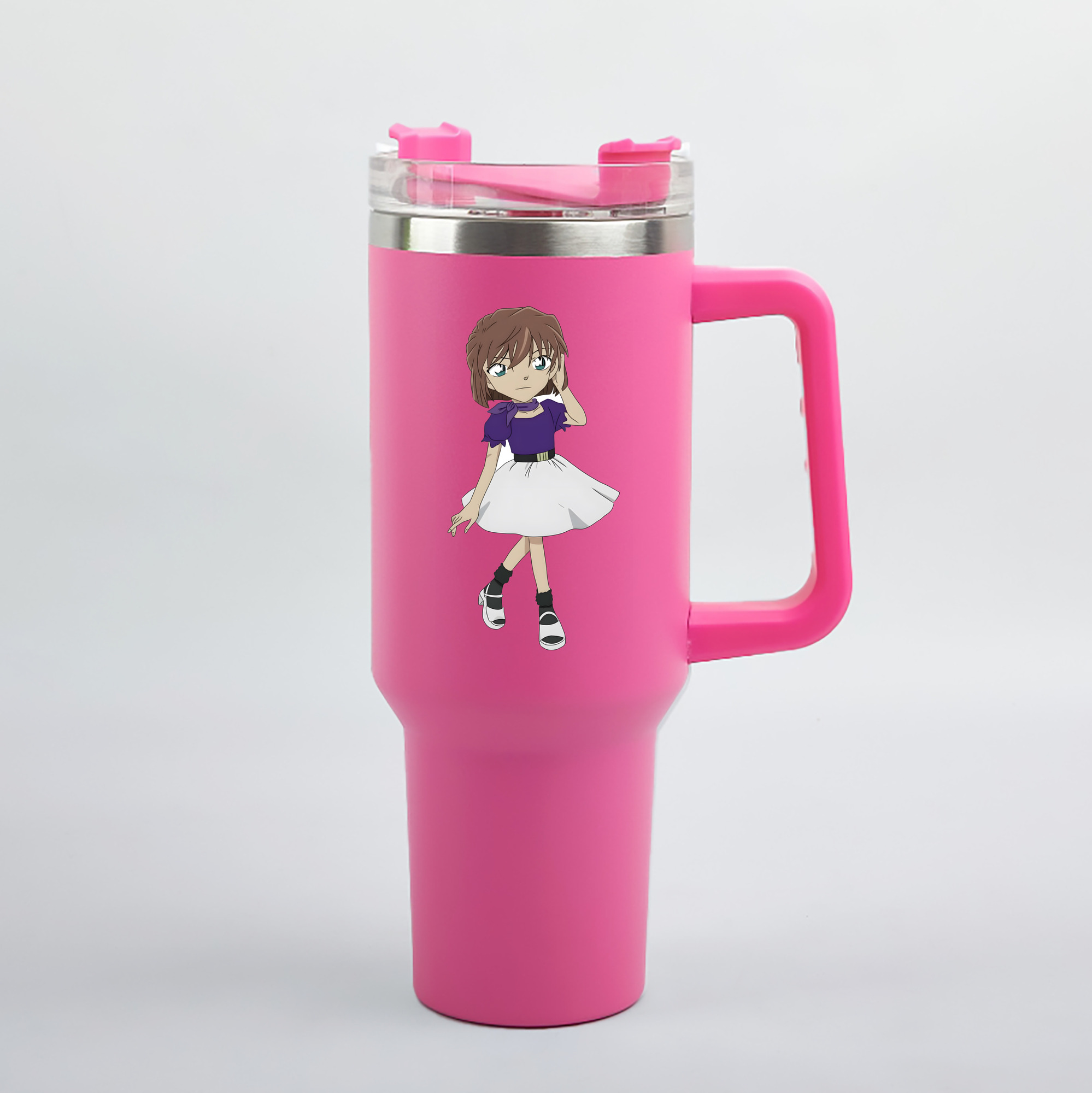 （画像用） 名探偵コナン 灰原 哀 はいばら あい Detective Conan Anita Hailey、Vi Graythorn Haibara Ai 1200mL車用タンブラー（カラープリント）